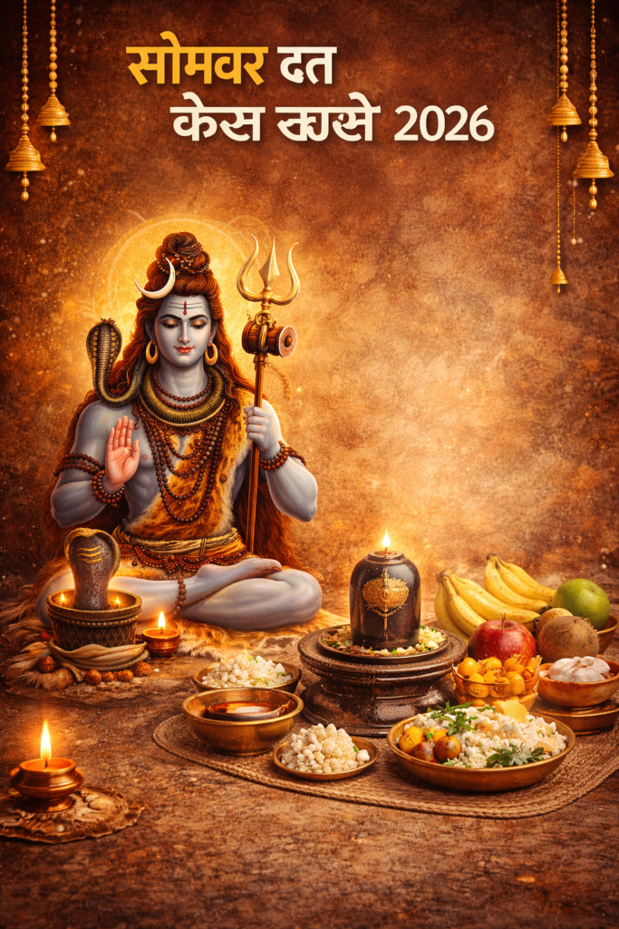 Somvar Vrat Kaise Rakhe 2026 (Shiv Ji Vrat Rules & Benefits)